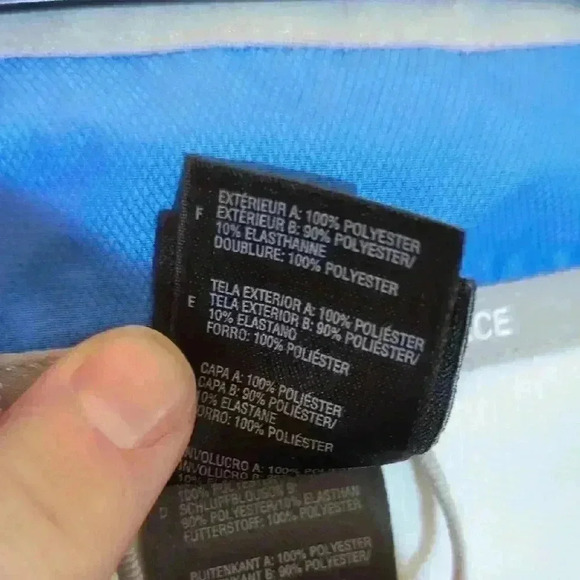 The North Face Blue and White Jacket flight series, large - Picture 4 of 9